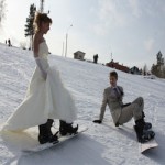 Свадьба … на сноуборде
